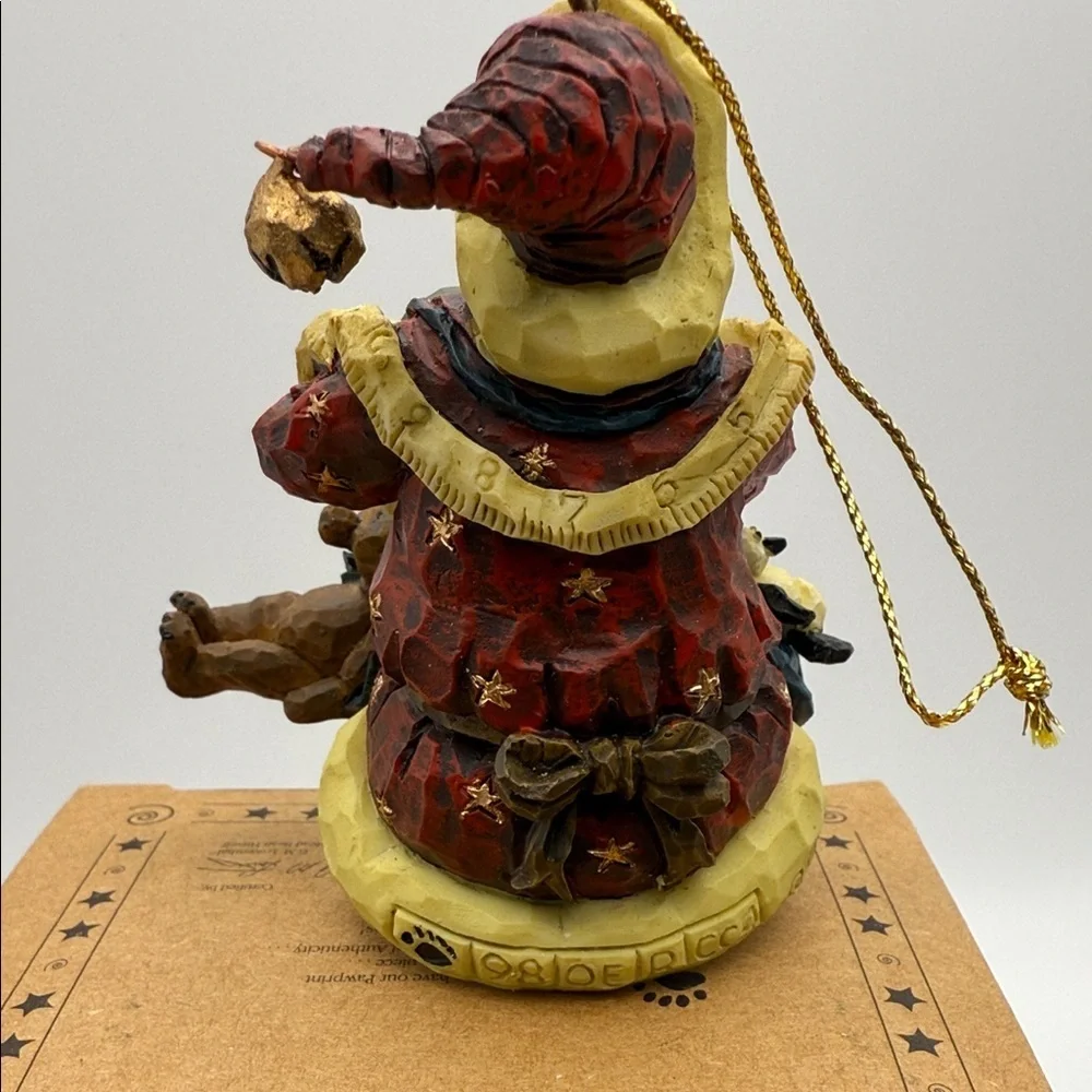 Boyds Bears Carvers Choice Santa And The Final Inspection Ornament # 370203